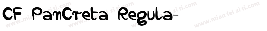 CF PanCreta Regula字体转换